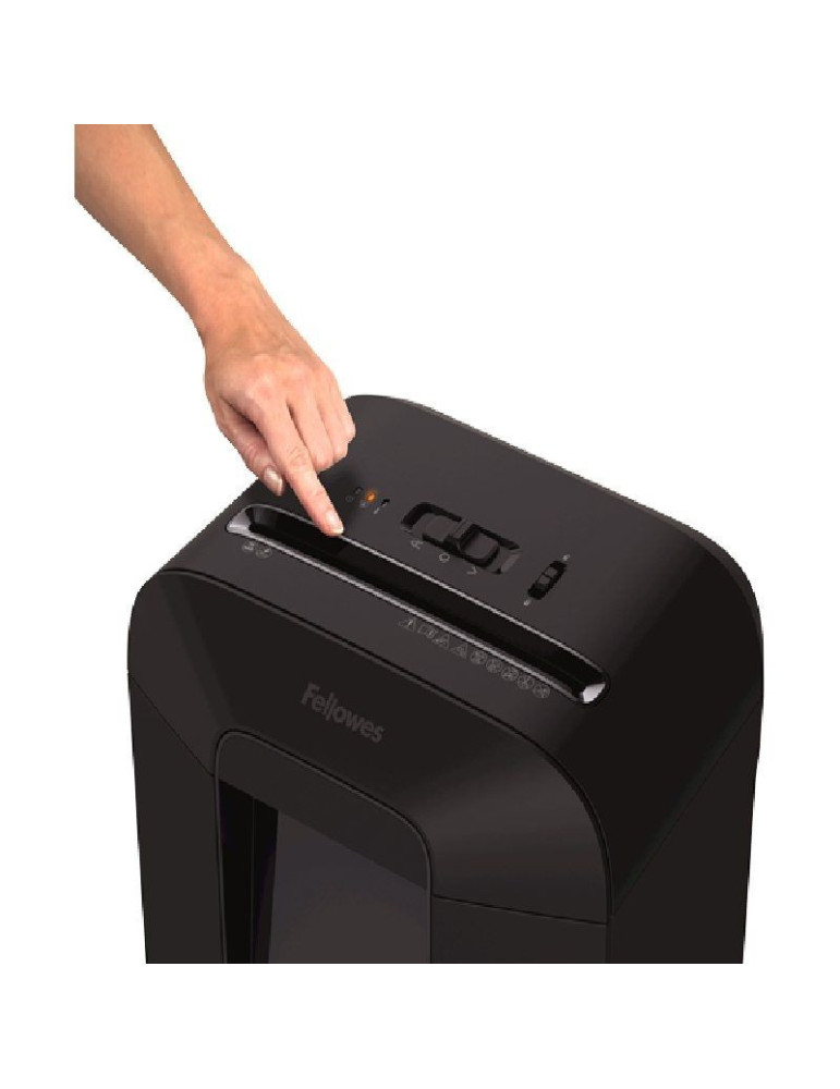 Destructora Fellowes LX85/ Corte en Partículas de 4 x 40mm/ Negra