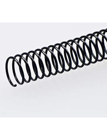 Espirales Metálicas Fellowes 5110401/ Hasta 80 A4/ 100 unidades/ Negras 2