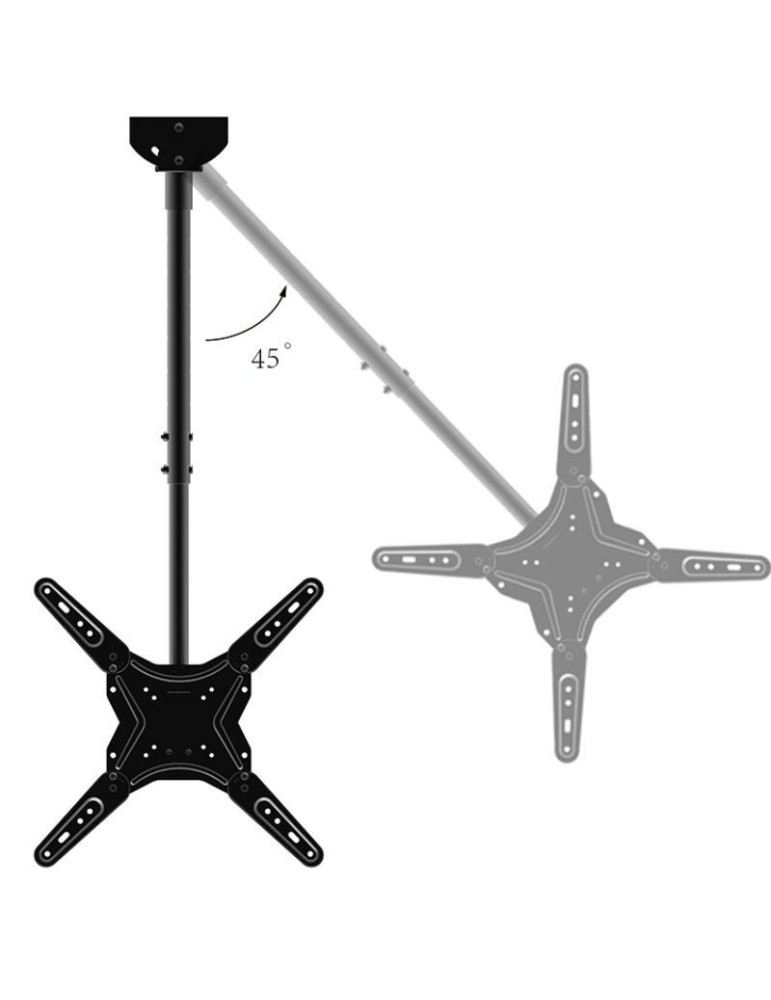 Soporte de Techo Inclinable Approx appSTT01 para TV de 17-55"/ hasta 40kg