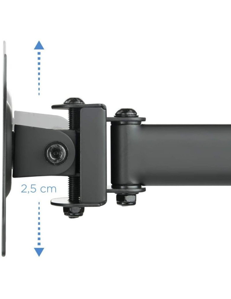 Soporte de Mesa para 3 Monitores TooQ DB1327TN-B/ Giratorio/ Inclinable/ hasta 8kg