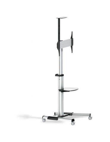 Soporte de Suelo Inclinable/ Ajustable con Ruedas TooQ FS1870M-B para TV de 37-70"/ hasta 50kg 2