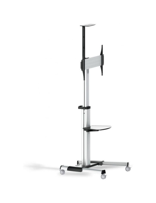 Soporte de Suelo Inclinable/ Ajustable con Ruedas TooQ FS1870M-B para TV de 37-70"/ hasta 50kg