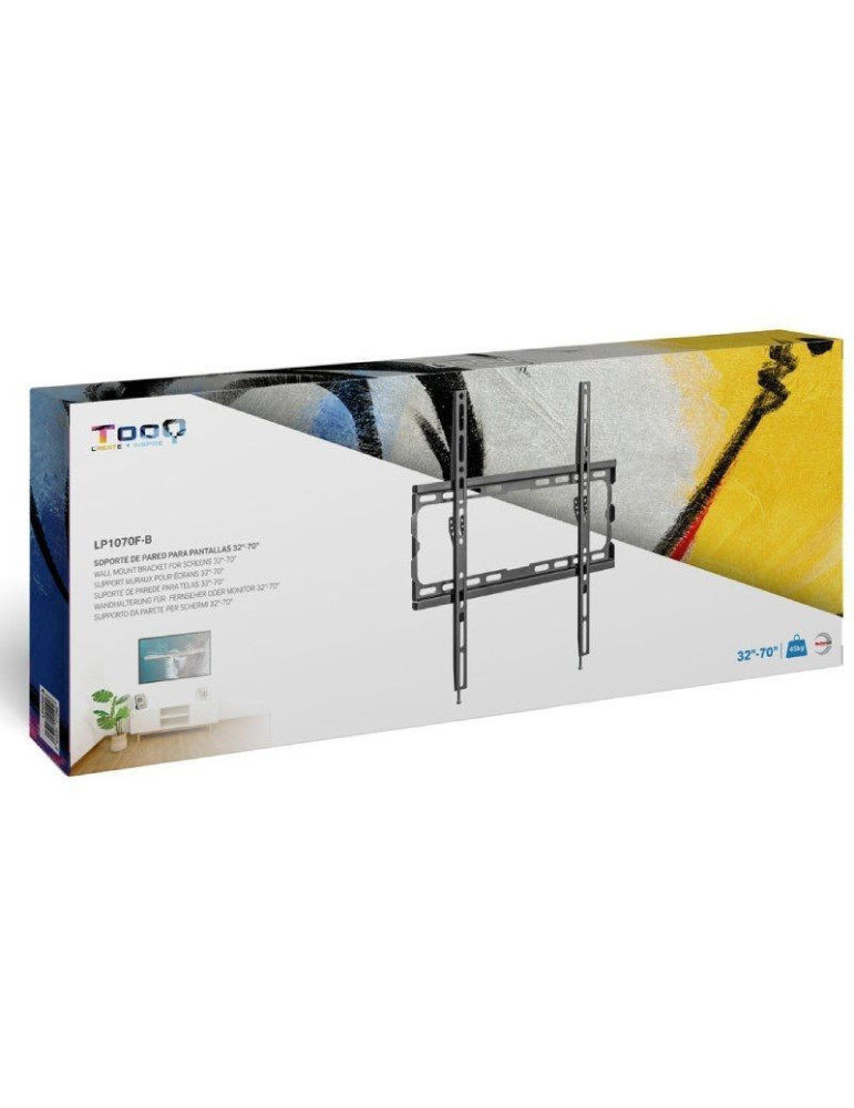 Soporte de Pared Fijo TooQ LP1070F-B para TV de 32-70"/ hasta 45kg