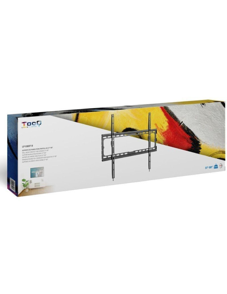 Soporte de Pared Fijo TooQ LP1080F-B para TV de 37-80"/ hasta 45kg