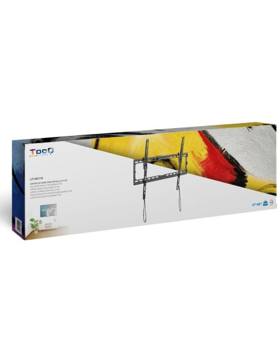 Soporte de Pared Fijo/ Inclinable TooQ LP1081T-B para TV de 37-80"/ hasta 45kg