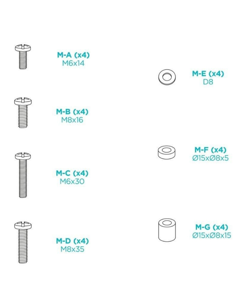 Soporte de Pared TooQ LP1083F-B para TV de 37-80"/ hasta 75kg