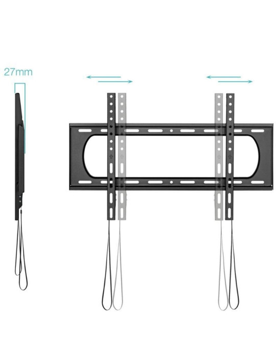 Soporte de Pared TooQ LP1084F-B para TV de 37-80"/ hasta 80kg