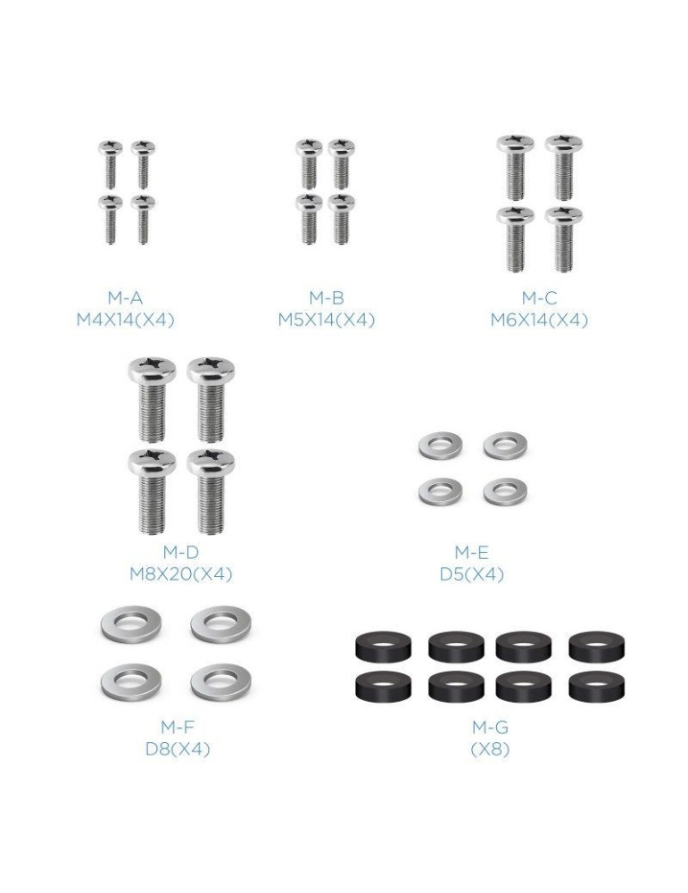 Soporte de Pared Fijo Inclinable TooQ LP1342T-B para TV de 23-42"/ hasta 35kg