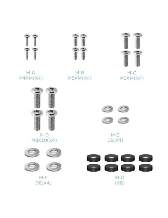 Soporte de Pared Fijo Inclinable TooQ LP1342T-B para TV de 23-42"/ hasta 35kg