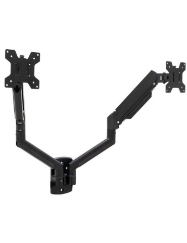 Soporte de Pared para 2 Monitores TooQ LP1434TNR-B/ Giratorio/ Inclinable/ Rotatorio/ hasta 10kg