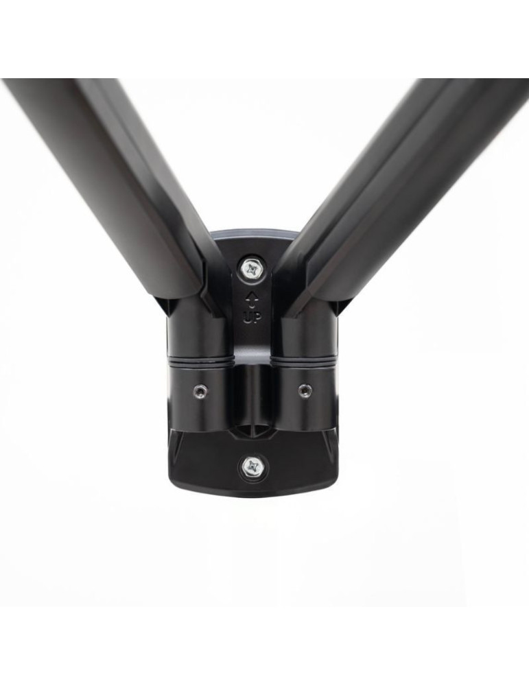 Soporte de Pared para 2 Monitores TooQ LP1434TNR-B/ Giratorio/ Inclinable/ Rotatorio/ hasta 10kg