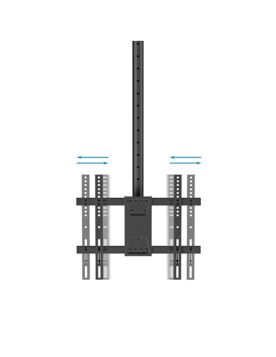 Soporte de Techo Giratorio/ Inclinable/ Nivelable TooQ LPCE1175TSLI-XL-B para TV de 32-75"/ hasta 60kg