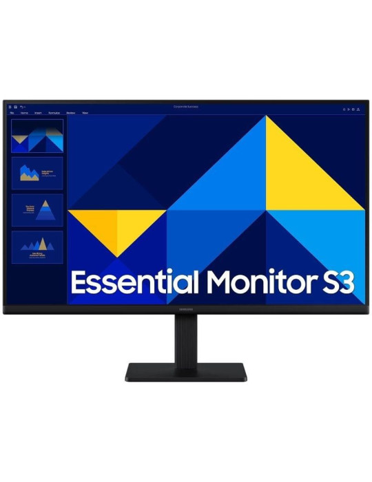 Monitor Profesional Samsung Essential Monitor S3 S27D300GAU/ 27"/ Full HD/ Negro