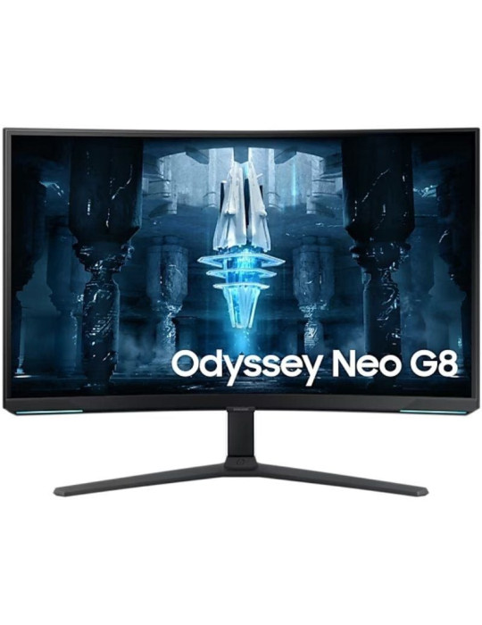 Monitor Gaming Curvo Samsung Odyssey Neo G8 S32BG850NP 32"/ 4K/ 1ms/ 240Hz/ VA/ Regulable en altura/ Negro y Blanco