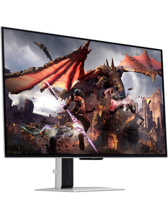 Monitor Gaming Samsung Odyssey OLED G8 S32DG802SU 32"/ 4K/ 0.03ms/ 240Hz/ QD-OLED/ Multimedia/ Regulable en altura/ Gris