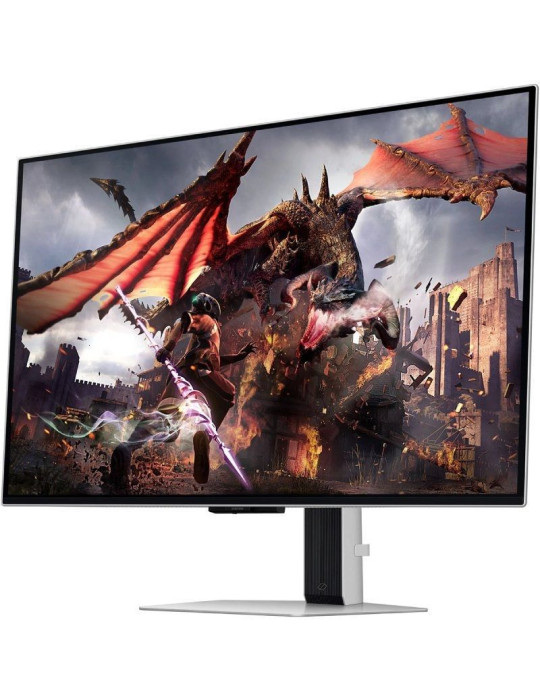 Monitor Gaming Samsung Odyssey OLED G8 S32DG802SU 32"/ 4K/ 0.03ms/ 240Hz/ QD-OLED/ Multimedia/ Regulable en altura/ Gris