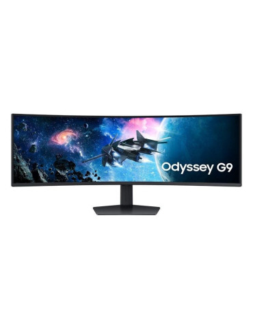 Monitor Gaming Ultrapanorámico Curvo Samsung Odyssey G9 S49CG954EU 49"/ Dual QHD/ 1ms/ 240Hz/ VA/ Regulable en altura/ Negro