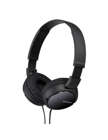 Auriculares Sony MDR-ZX110B/ Jack 3.5/ Negros