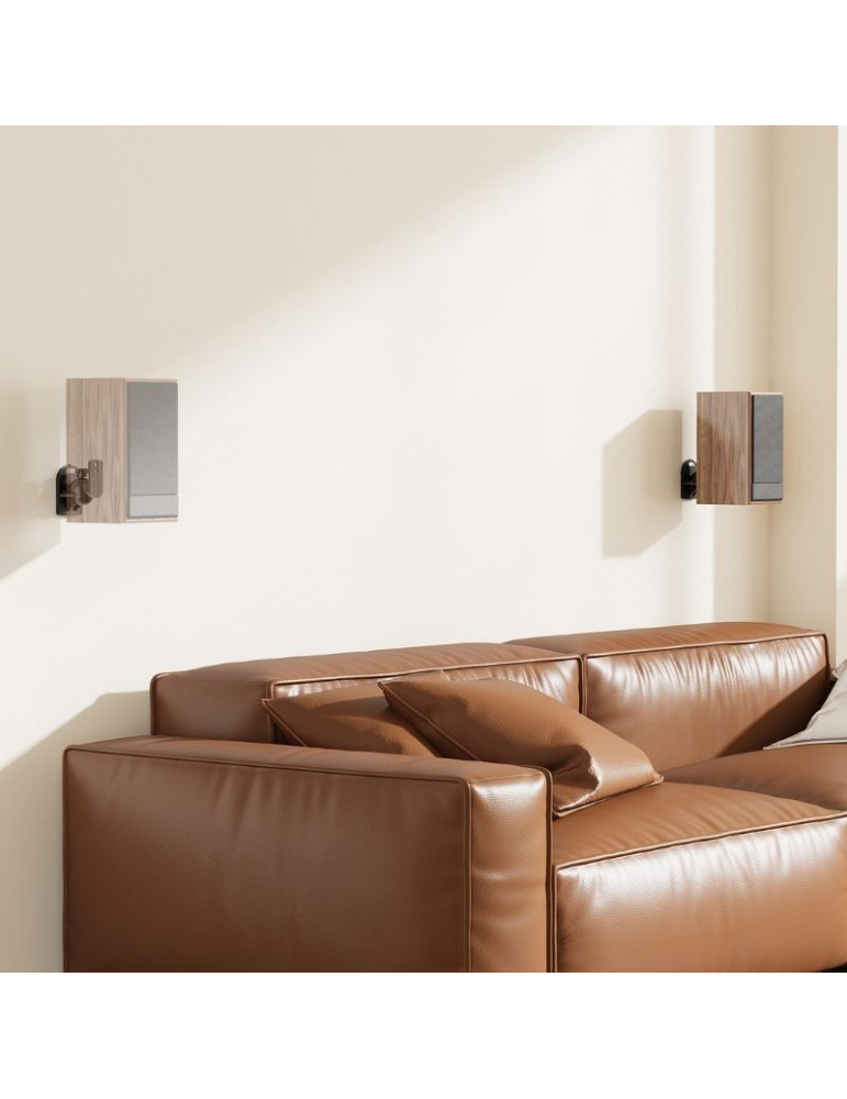 Soporte de Pared Giratorio/ Inclinable Aisens SPK06U-423 para Altavoces/ hasta 3.5kg