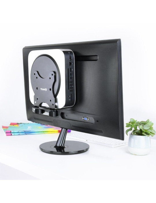 Soporte para miniPC VESA 100x100 TooQ TCCH0001-B/ hasta 5kg