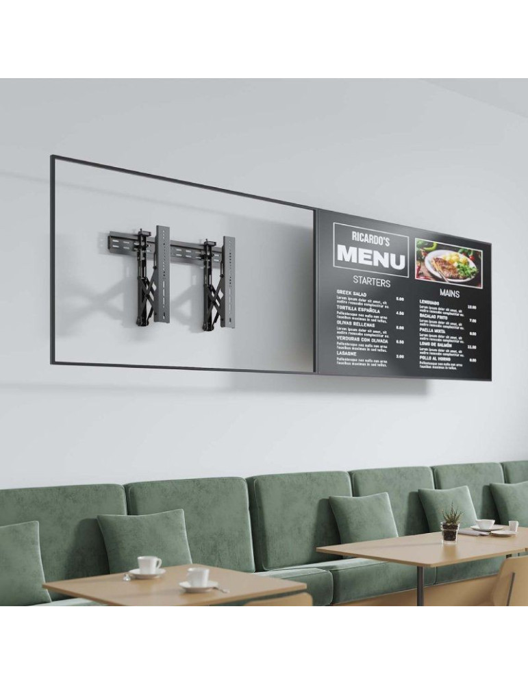 Soporte de Pared para Videowall/TV Nivelable Aisens VW70TPO-199 para TV de 37-70"/ hasta 45kg