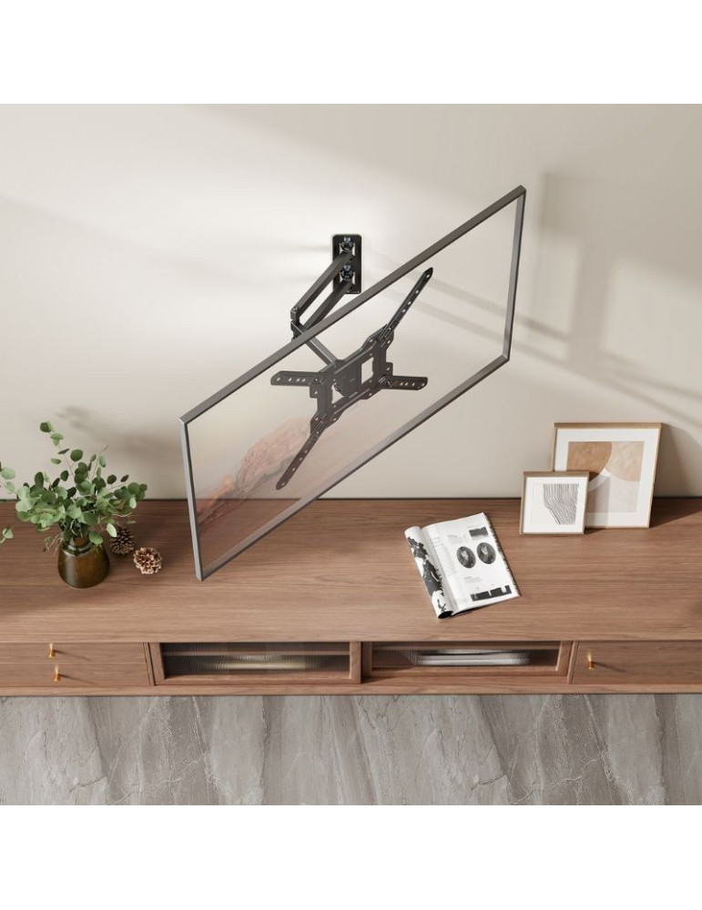 Soporte de Pared Inclinable/ Giratorio Aisens WT65TSE-417 para TV de 23-65"/ hasta 30kg