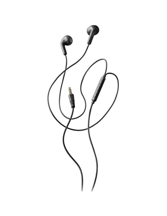 Auriculares Intrauditivos NGS Cross Flip/ con Micrófono/ Jack 3.5/ Negros