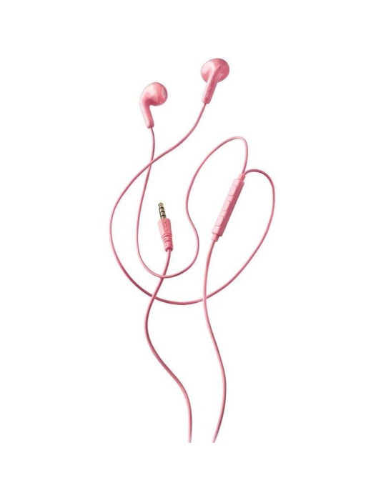 Auriculares Intrauditivos NGS Cross Flip/ con Micrófono/ Jack 3.5/ Rosas