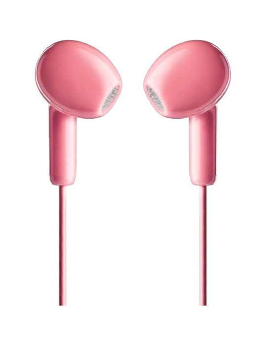 Auriculares Intrauditivos NGS Cross Flip/ con Micrófono/ Jack 3.5/ Rosas