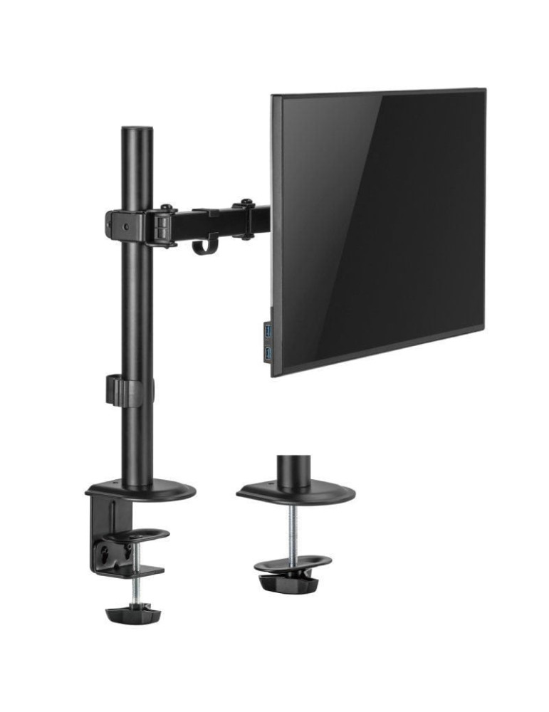 Soporte de Mesa para Monitor y TV Aisens DT32TSR-147/ Giratorio/ Inclinable/ hasta 9kg
