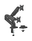 Soporte de Mesa con Contrapeso para 2 Monitores o TV Aisens DT32TSR-221/Giratorio/ Inclinable/ hasta 9kg