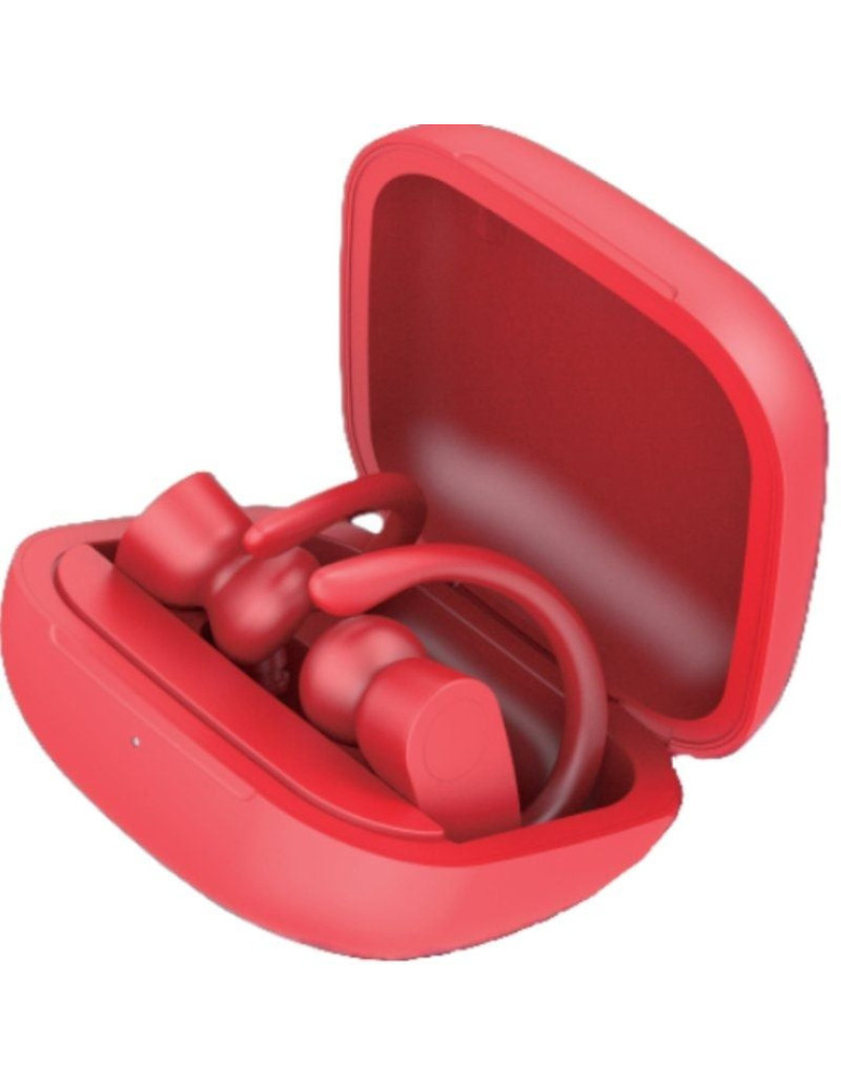 Auriculares Deportivos Bluetooth Daewoo DW2025 con estuche de carga/ Autonomía 5h/ Rojos