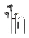 Auriculares Intrauditivos Qubo EB-100/ con Micrófono/ Jack 3.5/ Negros