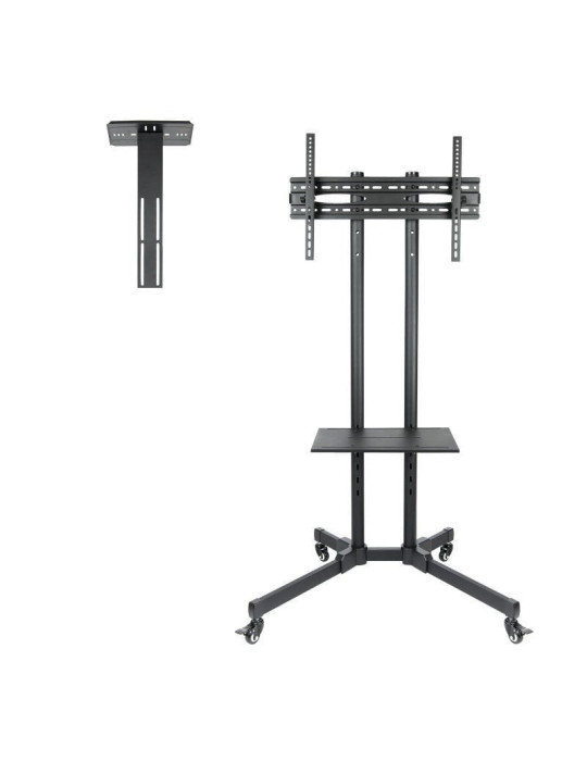 Soporte de Suelo Inclinable/ Ajustable TooQ FS1470M-B para TV de 37-70"/ hasta 50kg