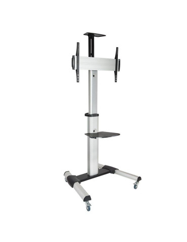 Soporte de Suelo Inclinable/ Ajustable con Ruedas TooQ FS1870M-B para TV de 37-70"/ hasta 50kg