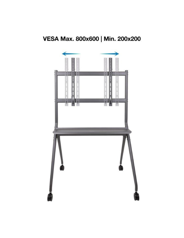 Soporte de Suelo con Ruedas TooQ FS20205M-B para TV de 50-86"/ hasta 120kg