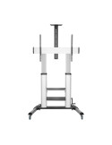 Soporte de Suelo Inclinable con Ruedas y Manivela Aisens FT100TE-125 para TV 60-100"/ hasta 100kg
