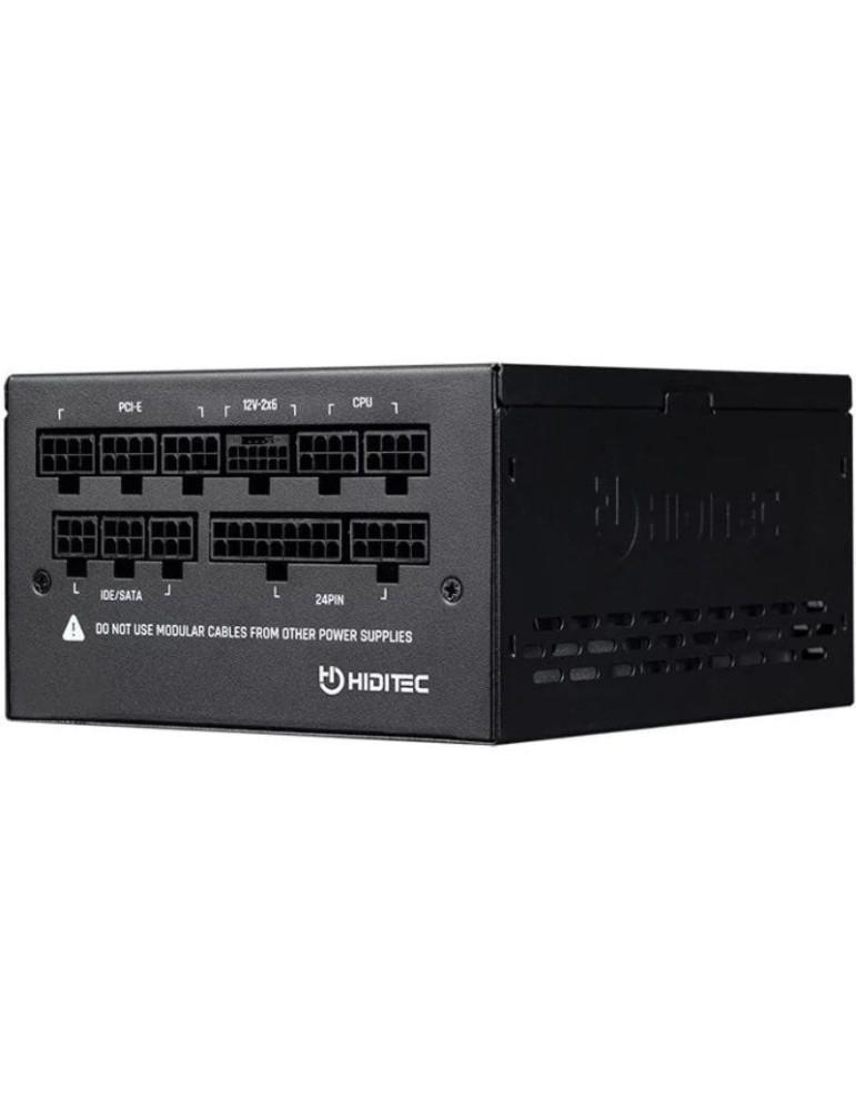 Fuente de Alimentación Hiditec GDX1050 V3/ 1050W/ Ventilador 14cm/ ATX 3.1/ PCIe 5.1/ 80 Plus Gold