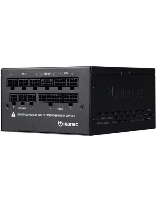 Fuente de Alimentación Hiditec GDX1050 V3/ 1050W/ Ventilador 14cm/ ATX 3.1/ PCIe 5.1/ 80 Plus Gold