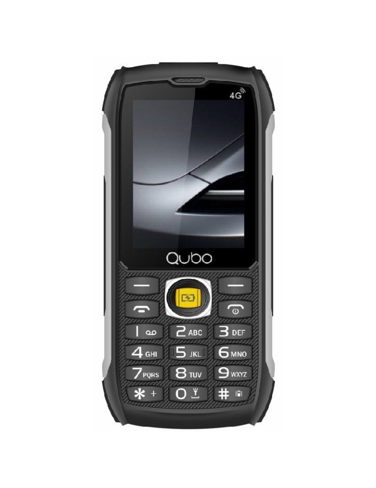 Teléfono Móvil Rugerizado Qubo ST-002 para Personas Mayores/ Negro