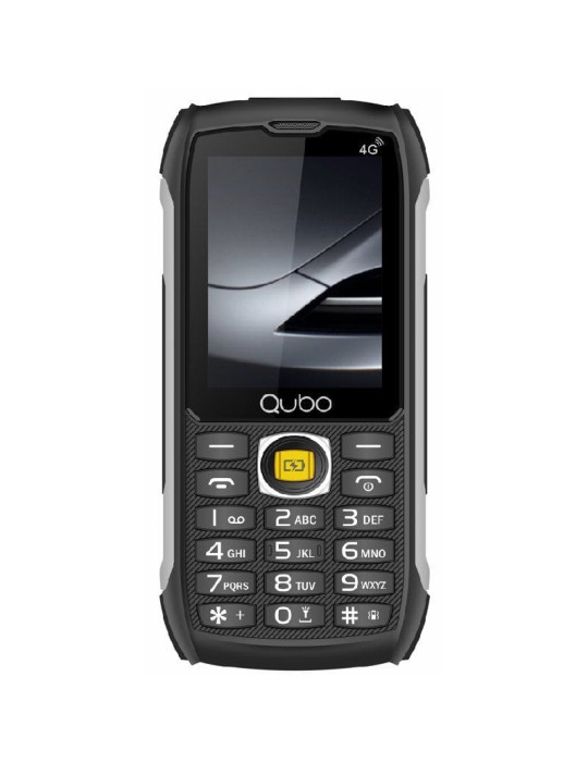 Teléfono Móvil Rugerizado Qubo ST-002 para Personas Mayores/ Negro