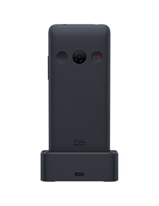 Teléfono Móvil TCL One Touch 4042S para Personas Mayores/ 4G/ Gris Oscuro