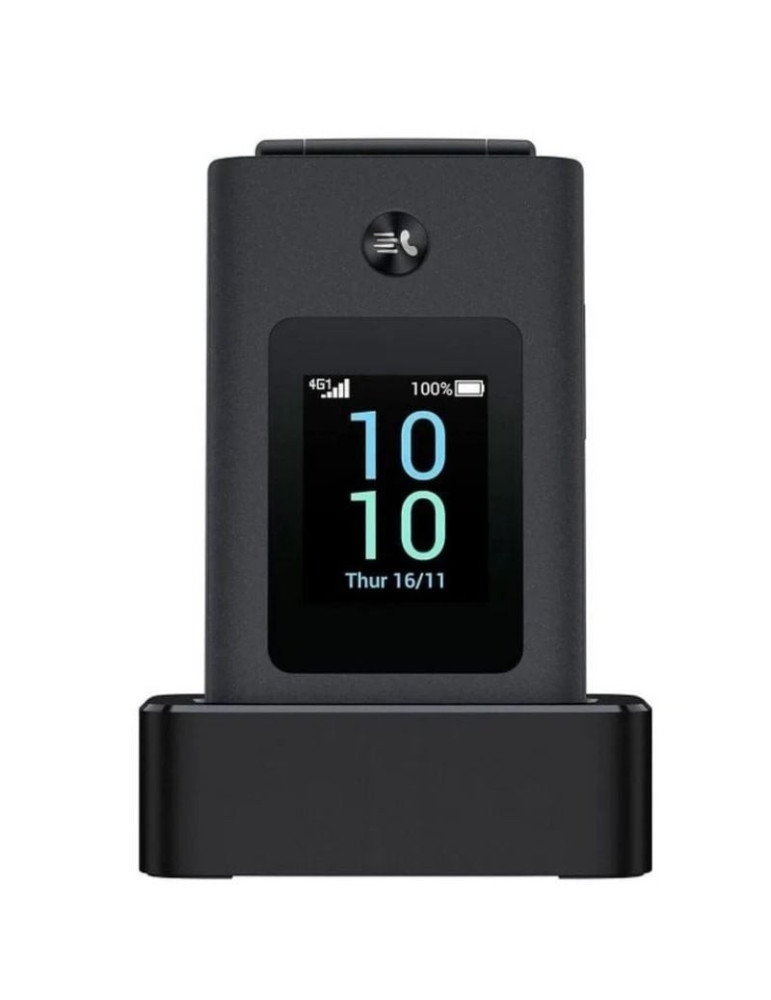 Teléfono Móvil TCL One Touch 4043D para Personas Mayores/ 4G/ Gris Oscuro