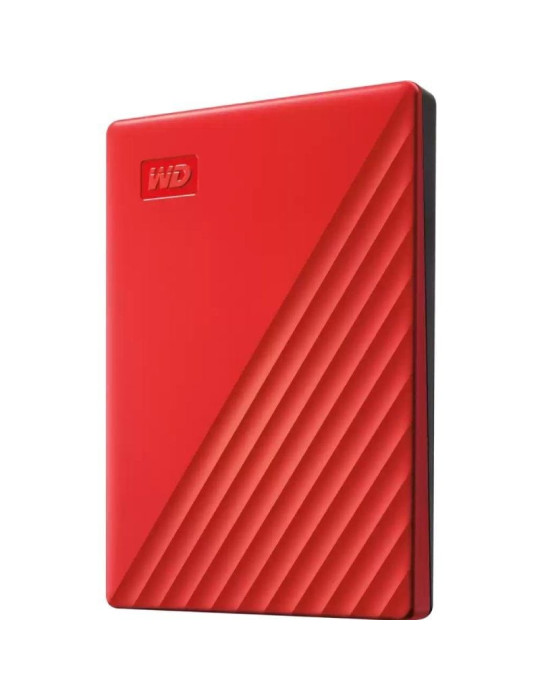 Disco Externo Western Digital My Passport 4TB/ 2.5"/ USB 3.2/ Rojo
