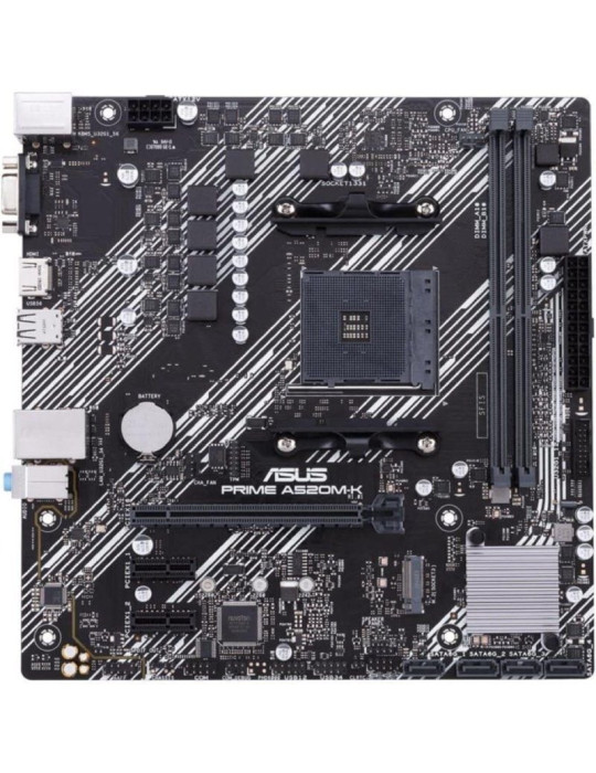 Placa Base Asus Prime A520M-K Socket AM4/ DDR4/ PCIe 3.0/ Micro ATX