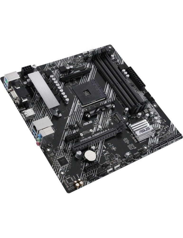 Placa Base Asus Prime A520M-A II/CSM Socket AM4/ DDR4/ PCIe 3.0/ Micro ATX