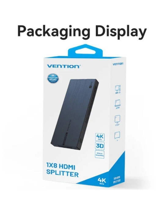 Splitter HDMI 8 en 1 Vention AKSB0-EU/ 8xHDMI