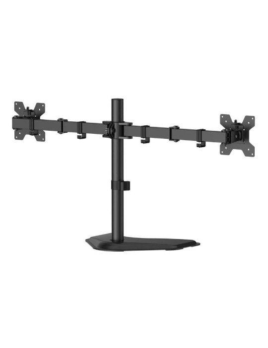 Soporte de Sobremesa para 2 Monitores Aisens DT32TSR-285/ Giratorio/ Inclinable/ hasta 10kg