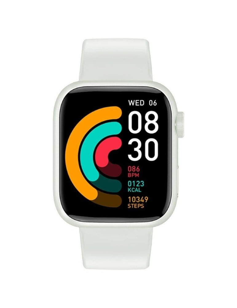 Smartwatch Forever IGo Watch 3 JW-500/ Notificaciones/ Frecuencia Cardíaca/ Blanco