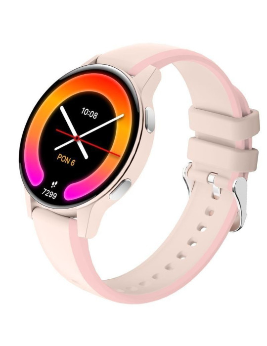 Forever Smartwatch IGo Watch 4 JW-600 Notificaciones/ Frecuencia Cardiaca/ Rosa